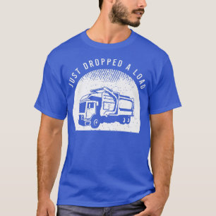 T-shirt Mens Recyclage Chauffeur De Camion Dit Pour Un Con