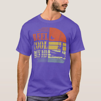 T-shirt Mens Reel Cool Bonus Papa Pêcheur Bonus Papa Fathe