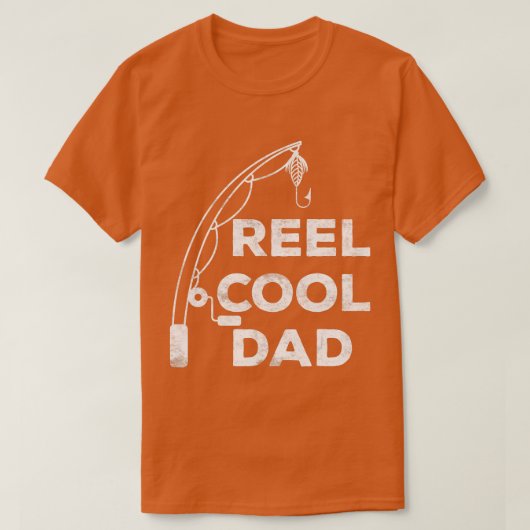 T-shirt Mens Reel Cool Dad Fishing Daddy Father's Day Shi (Design devant)