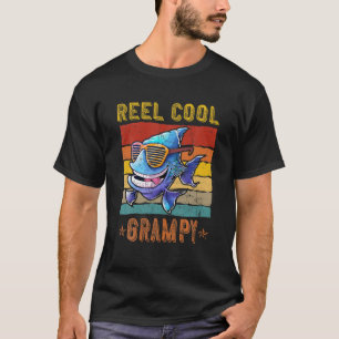 T-shirt Mens Reel Cool Grampy Fisherman Funny Grampy Faune