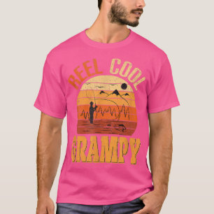 T-shirt Mens Reel Cool Grampy Fishman Daddy Père Day G