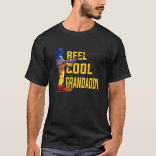T-shirt Mens Reel Cool Grandaddy Fête des pères de pêche C