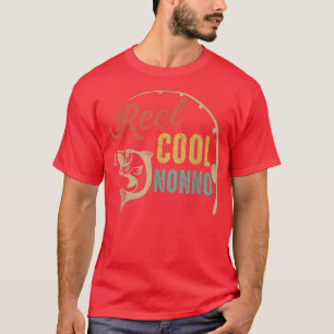 T-shirt Mens Reel Cool Nonno Chemises de pêche, Fun Pères