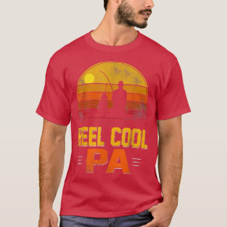 T-shirt Mens Reel Cool Pa Fête des pères de pêche cadeau 2