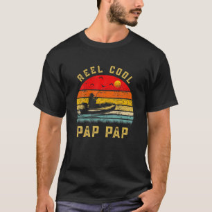 T-shirt Mens Reel Cool Pap Pap Fishing Lover Don Pour Fath