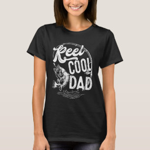 T-shirt Mens Reel Cool Papa Pêche Papa Fête des pères Fish