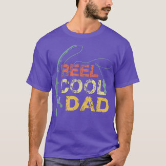 T-shirt Mens Reel Cool Papa Pêche s, Fête des pères amusan