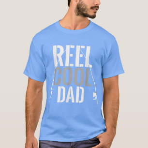 T-shirt Mens Reel Cool Papa Pêcher Papa Cadeau Poisson Pèr