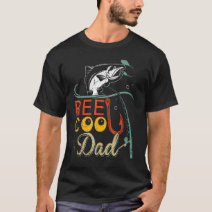 T-shirt Mens Reel Cool Papa Pêcheur Fête des pères de pêch