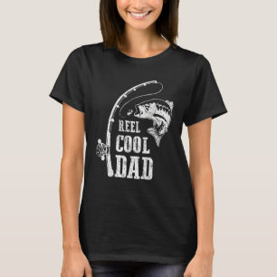 T-shirt Mens Reel Cool Papa T Chemise Pêche Daddy Funny 1