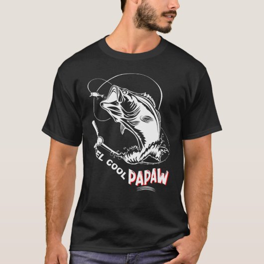 T-shirt Mens Reel Cool Papaw Fisherman Papaw Father Day Fi (Devant)