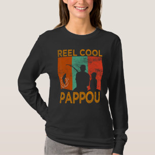 T-shirt Mens Reel Cool Pappou Pêche Papa Vintage Groupe