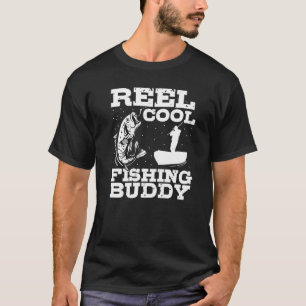 T-shirt Mens Reel Cool Pêche Buddy Daddy Son grand-père Ma