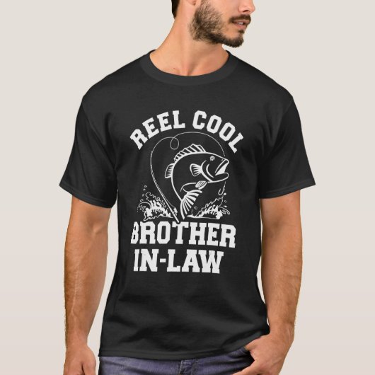 T-shirt Mens Reel Cool Pêche Frère En Droit De Soeur (Devant)