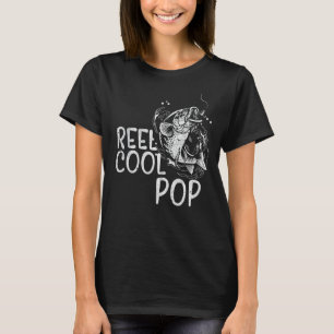 T-shirt Mens Reel Cool Pop Fishing Fête des pères Grand-pè