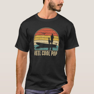T-shirt Mens Reel Cool Pop Fishing Poisson Vintage