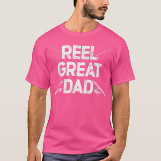 T-shirt Mens Reel Great Papa Funky Pêche Rod Pêcheur Fa