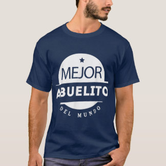 T-shirt Mens Regalo Para Abuelo Mejor Abuelito del Mundo C