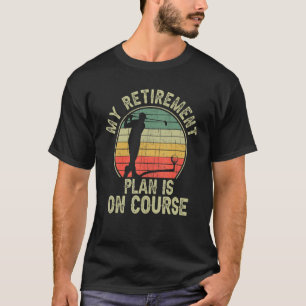 T-shirt Mens Retraite Golfer Vintage Golf Pour Retraité Da
