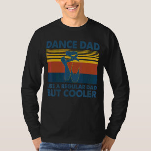 T-shirt Mens Retro Danse Papa Comme Un Père Régulier Mais