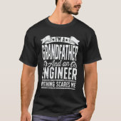 T-shirt Mens Retro I'm A Grandfather And Engineer Dad Fat (Devant)