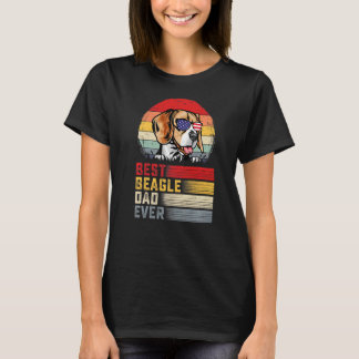 T-shirt Mens Retro Meilleur Beagle Papa Jamais Fête des pè