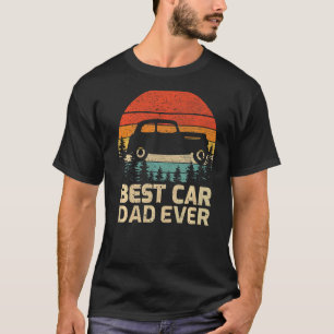 T-shirt Mens Retro Vintage Meilleure voiture Papa Jamais F