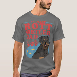 T-shirt Mens Rottweiler Papa Chien Propriétaire Rottweiler