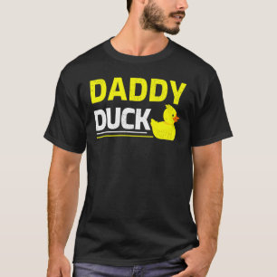 T-shirt Mens Rubber Duckling Duck Daddy Duck Da père