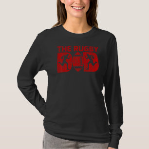 T-shirt Mens Rugby Sports Style Vintage Le Rugby Papa Gras