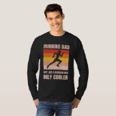 T-shirt Mens  Running For Mens Dad Marathon Runner Coach M (Devant entier)