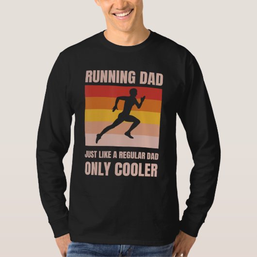 T-shirt Mens  Running For Mens Dad Marathon Runner Coach M (Devant)