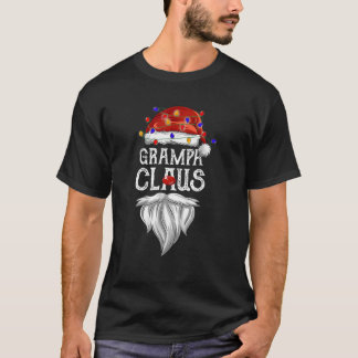 T-shirt Mens Santa Claus Santa Hat Grampa Claus Noël