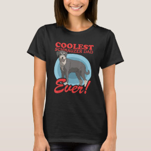 T-shirt Mens Schnauzer Papa Dog Propriétaire Schnauzer