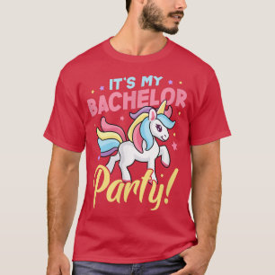 T-shirt Mens Son Bachelor Party Groom Unicorn Mariage B