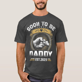 T-shirt Mens Soon To Be Daddy Est