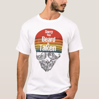 T-shirt Mens Sorry This Beard Is Taken Country Retro Valen