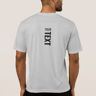 T-shirt Mens Sport Back Side Design moderne Modèle