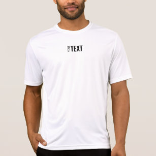 T-shirt Mens Sport Tee - shirts Ajouter Votre Texte Active