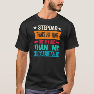 T-shirt Mens Stepdad Merci Pour Le Père Réel