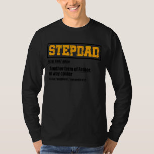 T-shirt Mens Stepfather Noun Définition Fête des pères Ste