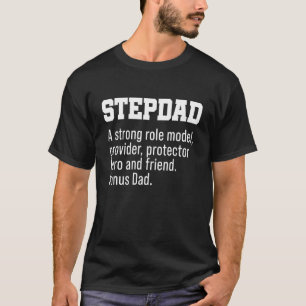 T-shirt Mens Stepfather Noun Définition Fête des pères Ste