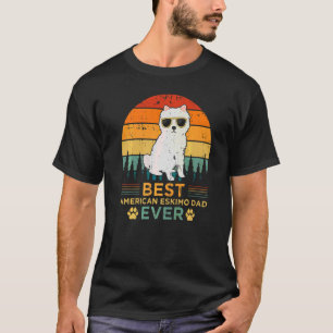 T-shirt Mens Style Rétro Meilleur Américain Eskimo Papa Ja