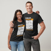 T-shirt Mens Sudoku Puzzle Résoudre Pour Un Maître Sudoku (Unisexe)