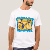 T-shirt Mens Symbole Vélo (Devant)