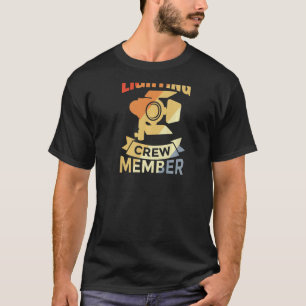 T-shirt Mens Technicien D'Éclairage Juste Un Éclairage Mem