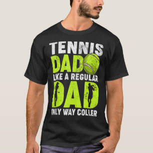 T-shirt Mens Tennis Papa Comme Un Papa Régulier Tennis Pla