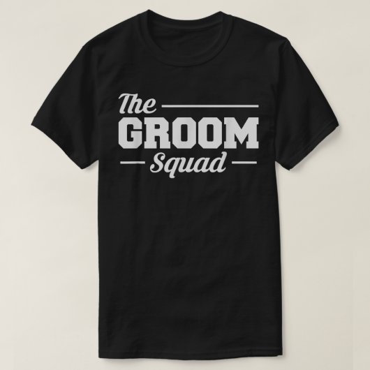 T-shirt Mens The Groom SquadWedding Bachelor Party (Design devant)
