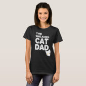 T-shirt Mens The Walking Chat Papa - Best Catdad Prend Son (Devant entier)