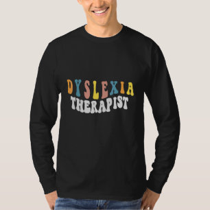 T-shirt Mens Thérapiste dyslexie et recouvrements dyslexie